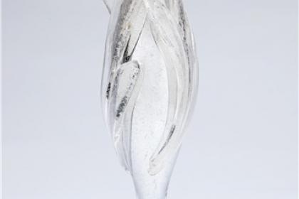 Silvered Piccolo Venetian with Crystalline Leaves, 2013