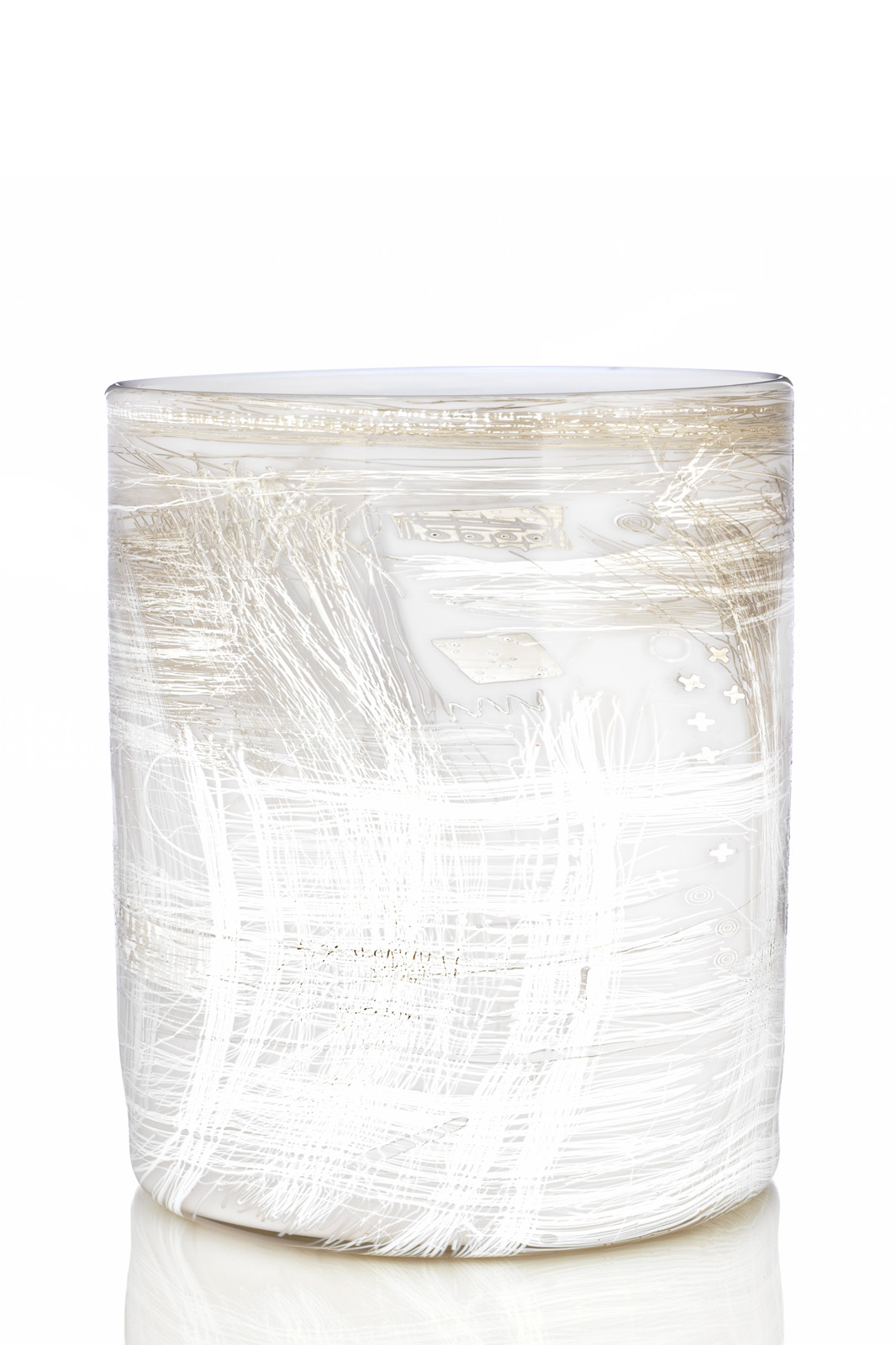 Dale Chihuly, White Cylinder, 2011