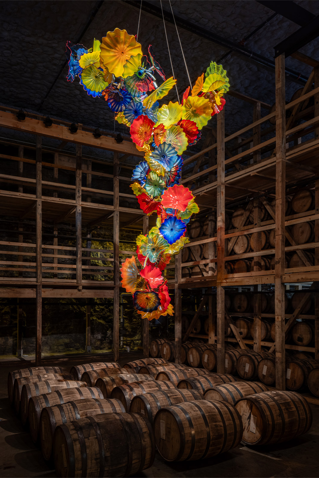 Dale Chihuly, End of the Day Persian Chandelier, 2015
