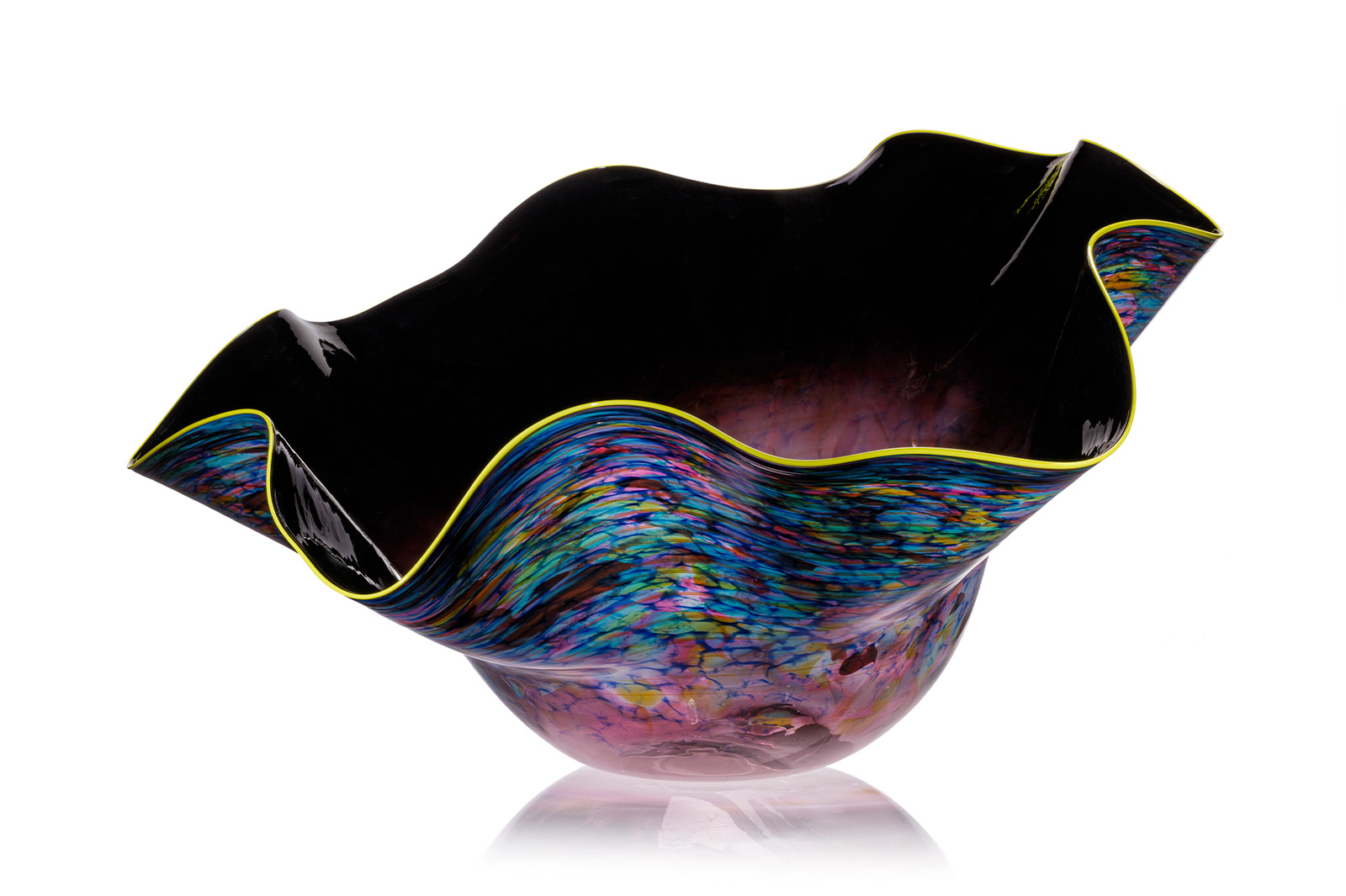 Deep Plum Macchia with Citronelle Lip Wrap, 2007, Dale Chihuly