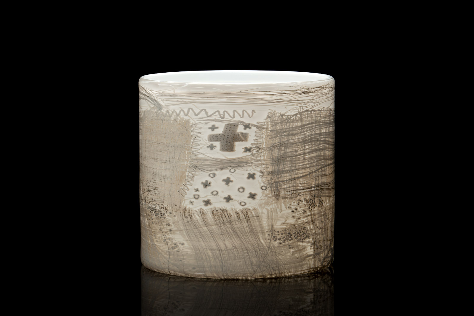 Dale Chihuly, White Cylinder, 2011