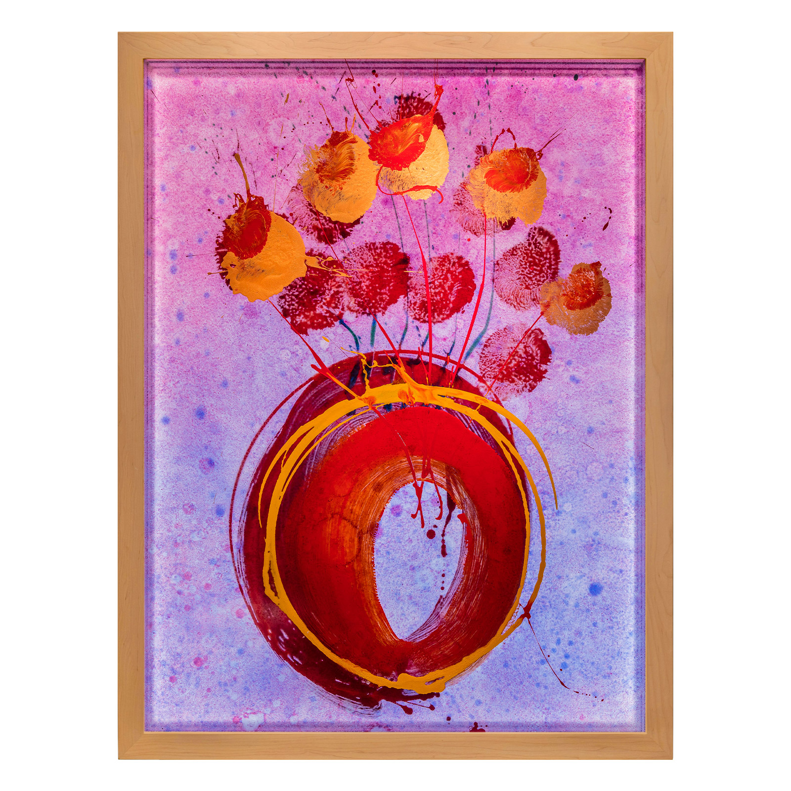 Dale Chihuly, Ikebana Glass on Glass Painting, 2017