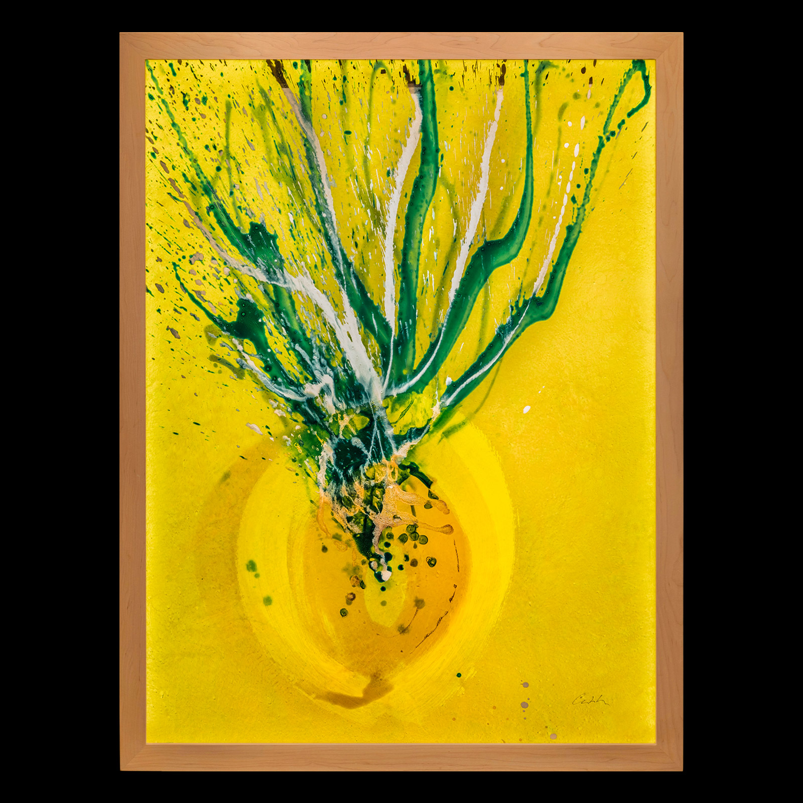 Dale Chihuly, Ikebana Glass on Glass Painting, 2017
