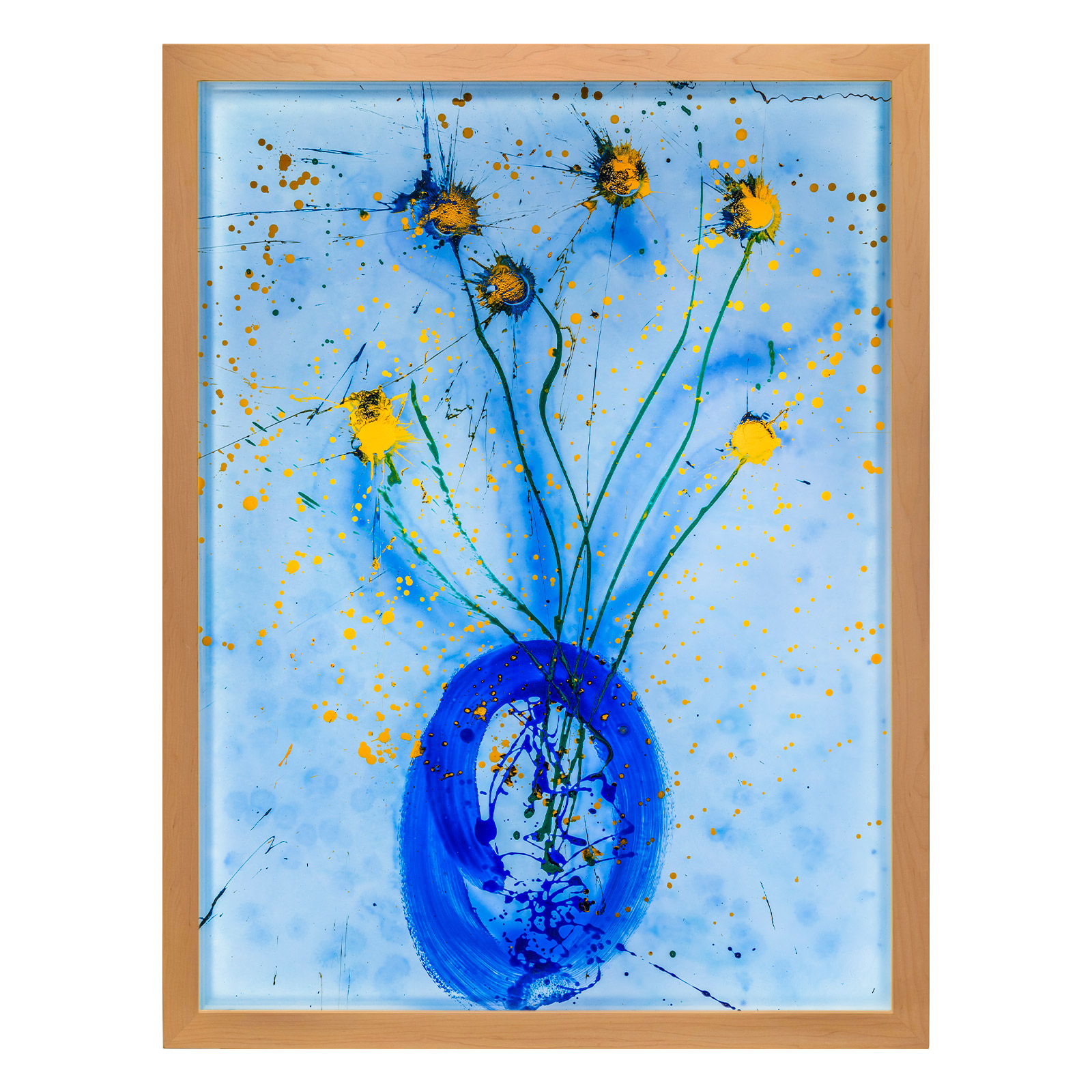 Dale Chihuly, Ikebana Glass on Glass Painting, 2017