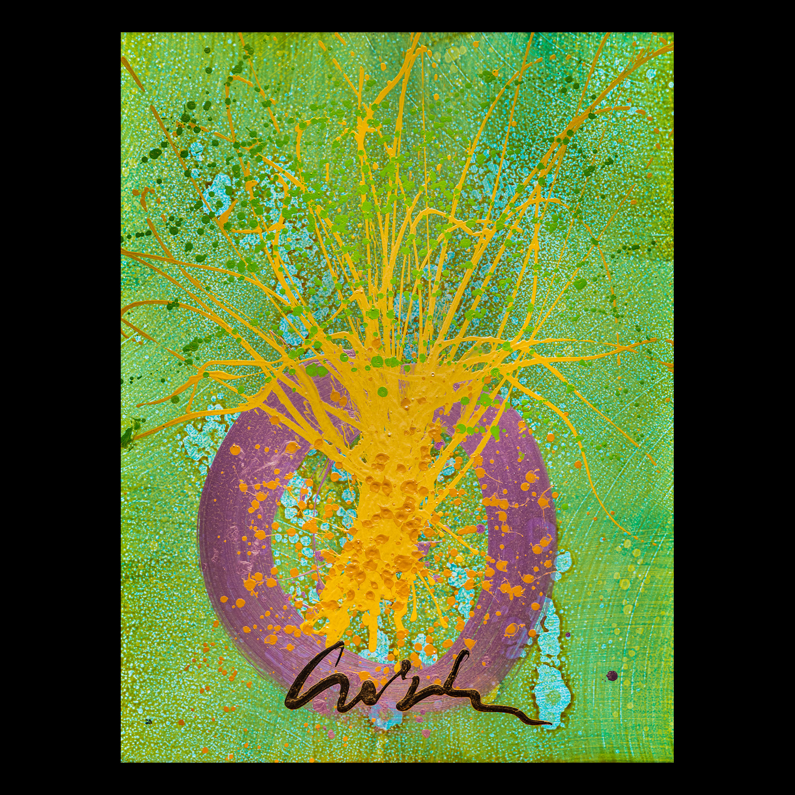 Dale Chihuly, Ikebana Light Drawing, 2019