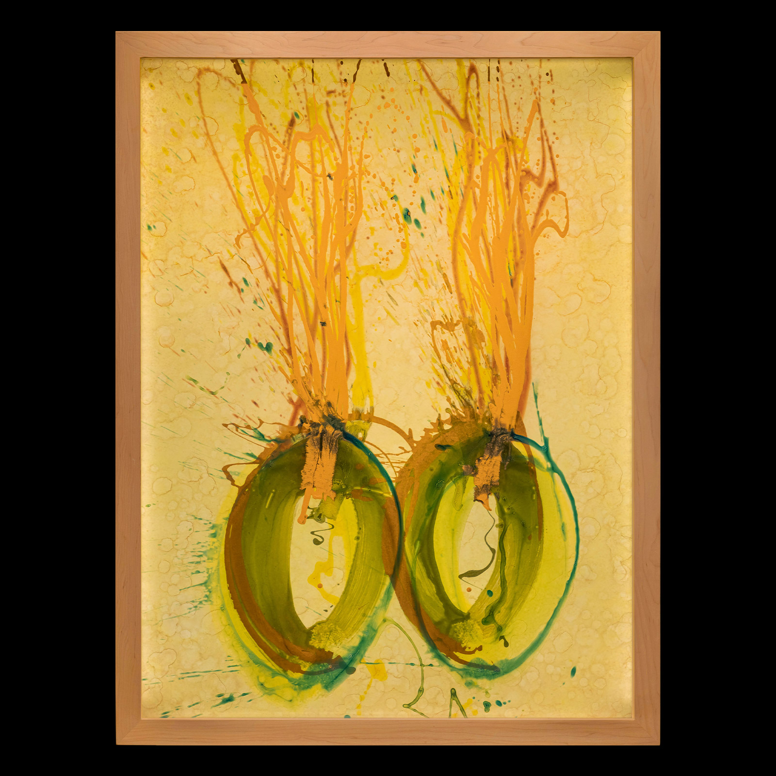 Dale Chihuly, Ikebana Glass on Glass Painting, 2022