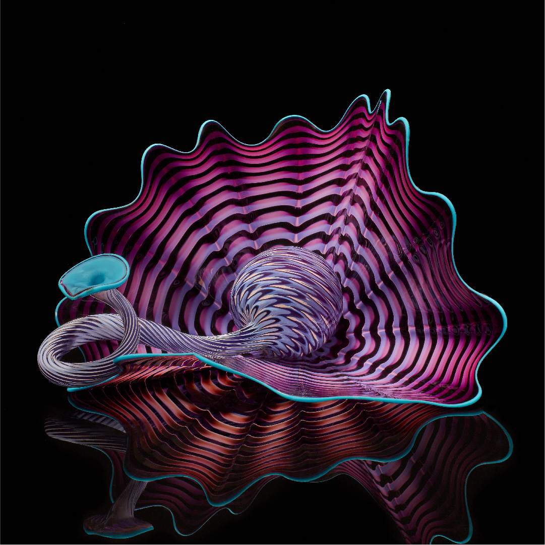 Periwinkle Persian by Chihuly Workshop