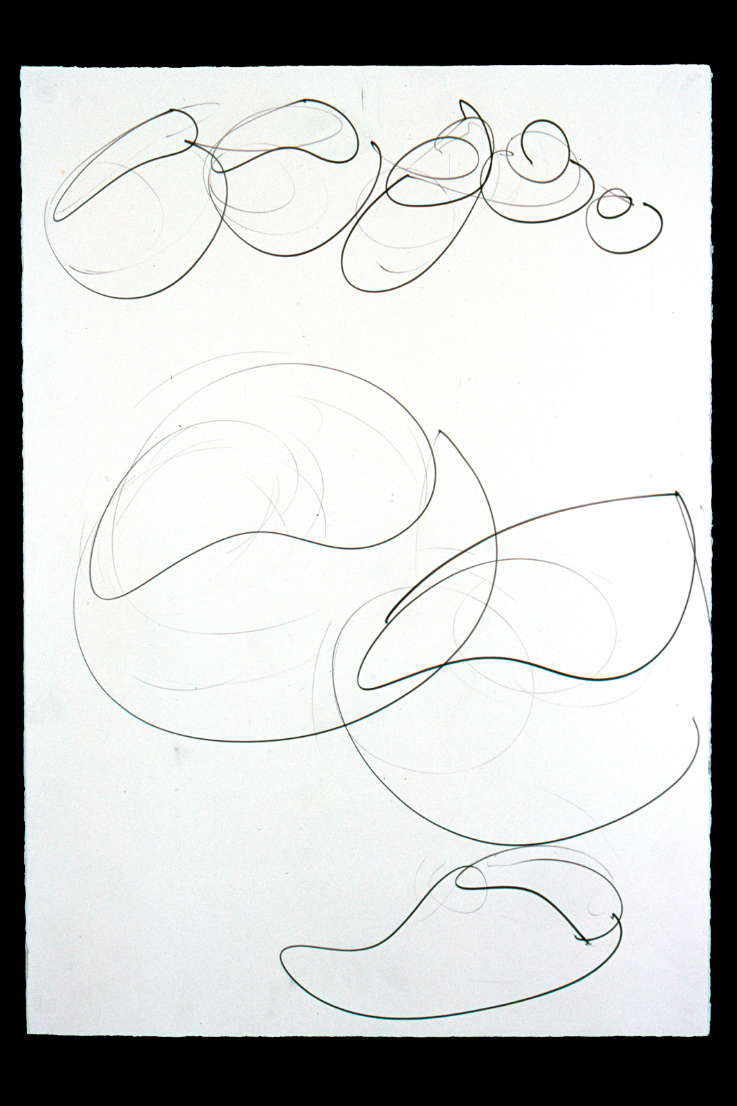 Basket Drawing, 1980 by Dale Chihuly