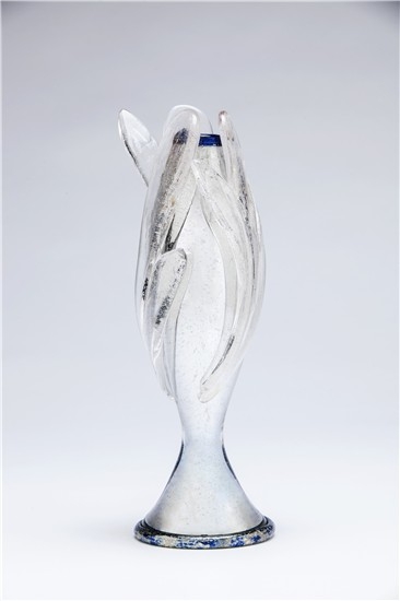 Silvered Piccolo Venetian with Crystalline Leaves, 2013