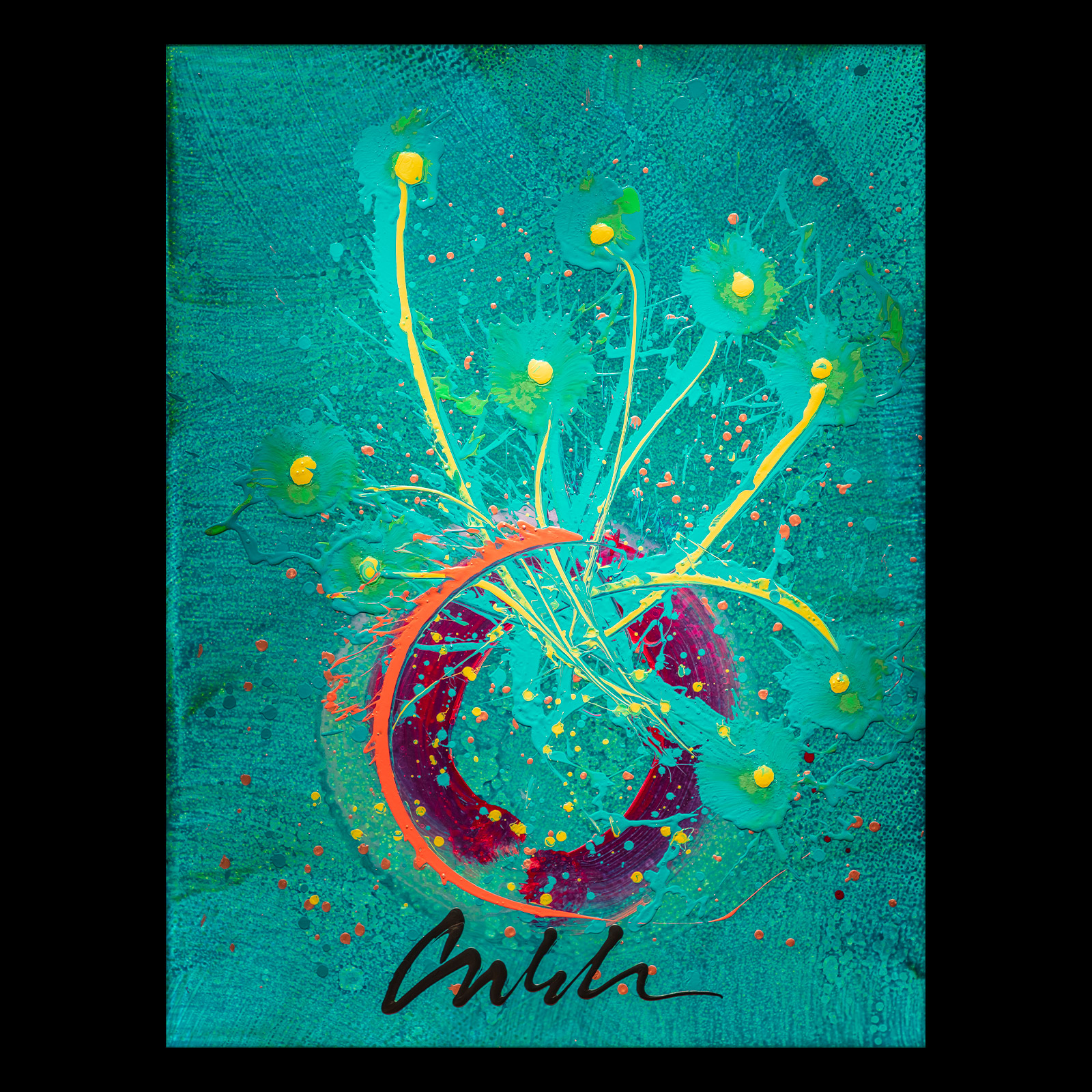 Dale Chihuly, Ikebana Light Drawing, 2019