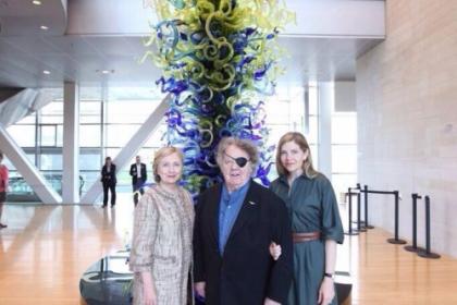 Chihuly at the Clinton Presidential Center opens today in Little Rock, Arkansas.